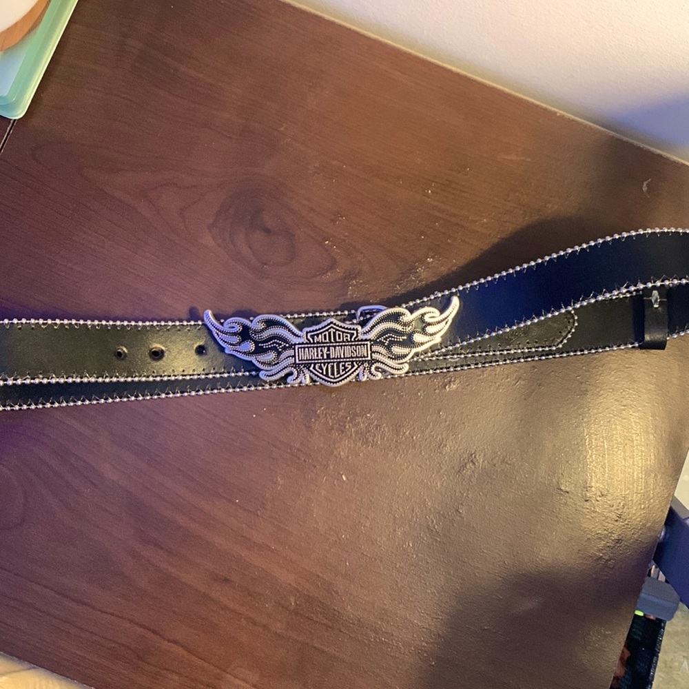 HARLEY DAVIDSON MOTOR CYCLES BELT 🖤🤍